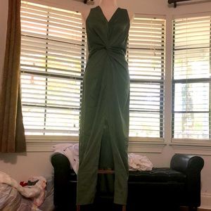 PRETTYGARDEN Women's Satin Ruched Bodycon Dress Summer 2023.